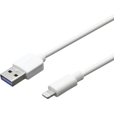 Mobilnet KAB-0198-USB-LIGHT dátový USB/Lightning, 2A, 2m, bílý