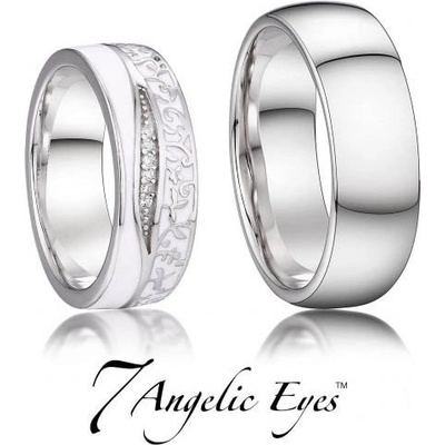 Goldpoint Stříbrné snubní prsteny 039 Ron a Hermiona