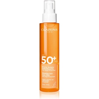 Clarins Sun Body Mist SPF50+ мъгла за тен в спрей за тяло SPF 50+ 150ml