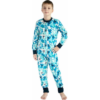 Detský overal Žabí kráľ modrá