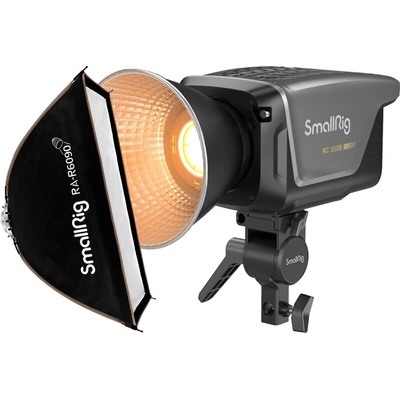 SmallRig Kit RC 350B Cob Light + Softbox Rectangular RA-R6090
