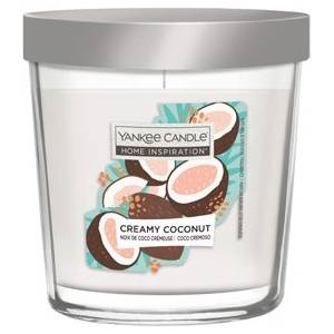 Yankee Candle Чаша за свещи Yankee Candle HI, средна, кремообразен кокос
