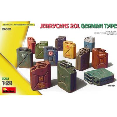Miniart Jerrycans 20L German Type 1:24