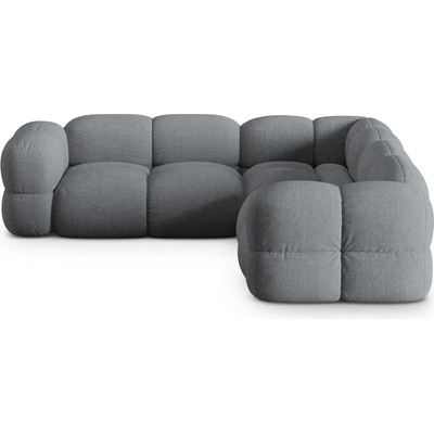 Cosmopolitan Design Сив ъглов диван Loretto - Cosmopolitan Design (COS_COR_193_F1_LORETTO6)