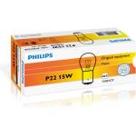Philips Крушка, мигач philips p22, 12v, 15w, 10 бр