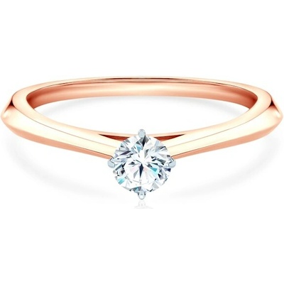 Savicki Zásnubný prsteň The Light dvojfarebné zlato laboratórny diamant DL R1 3 LAB RB