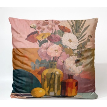 Takoy Zamatová maľovaný obraz kvetov 1-HT-00288 45 x 45 cm