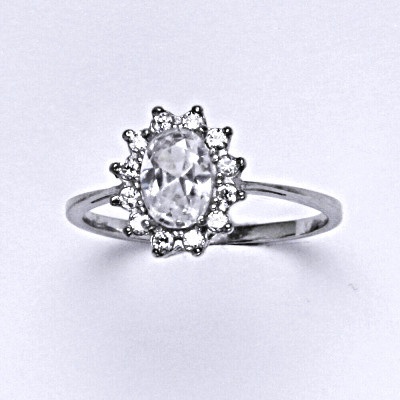 Čištín stříbrný Kate čiré zirkony T 1480