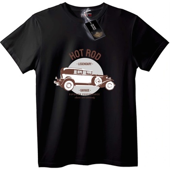 NOONEBRAND Тениска Hot Rod класически автомобил - M, White