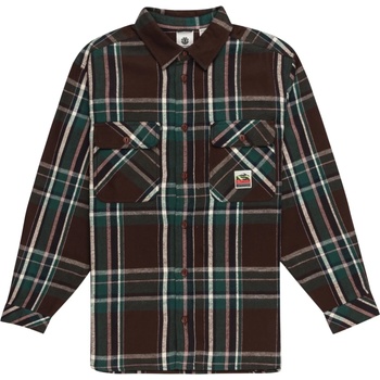 Element Мъжка риза с копчета Element Hueco Classic Long Sleeve Shirt - Java Plaid - размер XS (033-2362-0111)