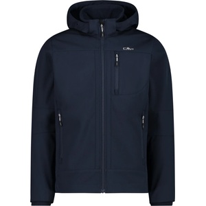 CMP Мъжко софтшел яке CMP Jacket Zip Hood Softshell Softshell jacket - Black Blue / Ice - размер 58 (EU) (003-2728-0117)