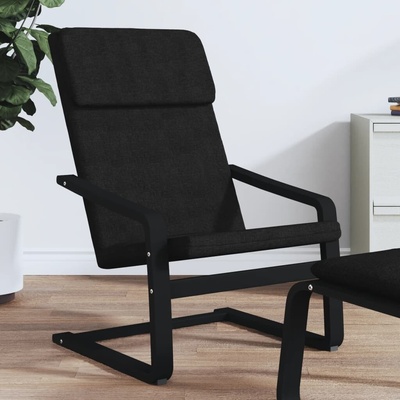 vidaXL relaxační židle textil 351057 černá
