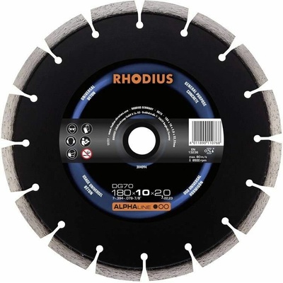 Diamantový kotouč RHODIUS DG 70 ALPHAline 125 DG70