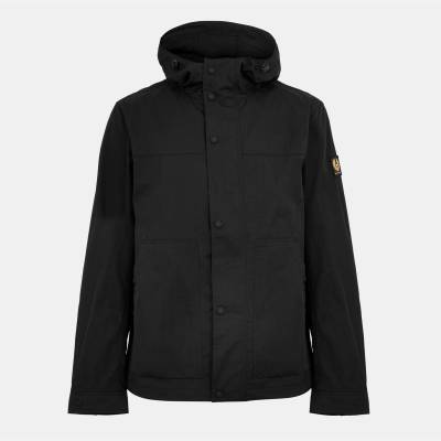BELSTAFF Men's Water-Resistant Lightweight Rain Anorak - Black