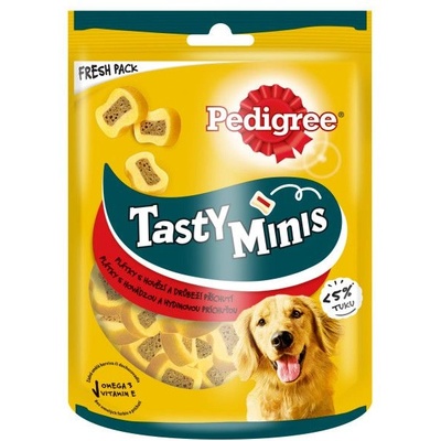PEDIGREE Tasty Minis парчета говеждо и пилешко 155 г
