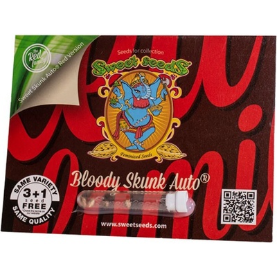 Sweet Seeds Bloody Skunk AUTO semena neobsahují THC 3 ks