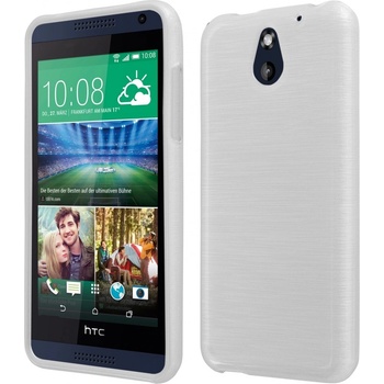 Pouzdro JELLY Case Metalic HTC Desire 610 Bílé