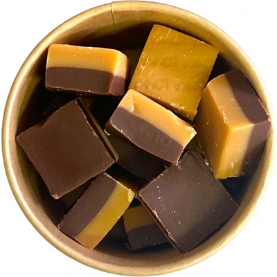 Nutworld Karamelový fondán vanilka a čokoláda 0,5 kg
