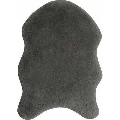 Rabbit Super Soft Dekoračná kožušina imitácia králika, umelá koža, 90 × 60 cm, šedá, 06-6090