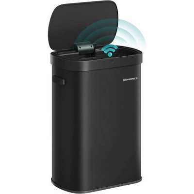 Songmics Automatický odpadkový kôš 50 l LTB640B02 čierny