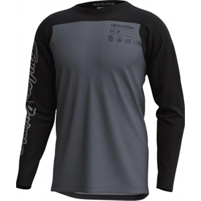 Troy Lee Designs SKYLINE CHILL L/S MONO Sivá