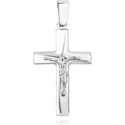 Olivie Stříbrný přívěsek Křížek Ježíš 2394