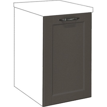 Matis Врата за съдомиялна машина с дръжка CONTEMPO Mask 45x72 сив