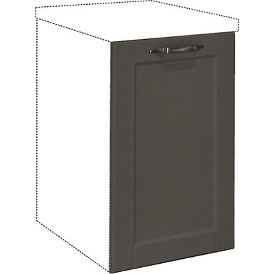 Matis Врата за съдомиялна машина с дръжка CONTEMPO Mask 45x72 сив