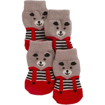 KERBL Dog Socks Bruno - Чорапки Бруно комплект 4 броя р-р S 3х7, 5 см 81418