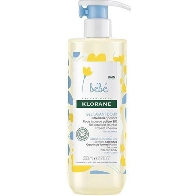 Klorane Gentle Cleansing Gél Bébé Jemný umývací gél pre deti od narodenia 500 ml