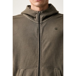 G-Star RAW суичър с цип мъжки от памук Unit washed full zip hdd (D30718.D969) - answear - 195,39 лв