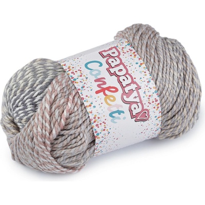 Kamgarn Příze Papatya Confetti Varianta: 03