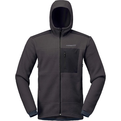 Norrøna Мъжко поларено яке Norrøna Trollveggen Warm3 Zip Hood Fleece jacket - Phantom - размер S (005-6810-0211)