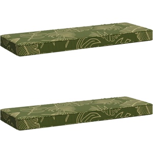 vidaXL Калъфи за пейки, 2 части VUGHT 2 pcs 100% полиестер (950459)