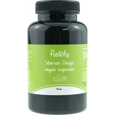 Flexity Sibiřská čaga 60 ks veganských kapslí 300mg