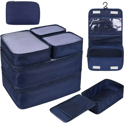 KUFRYPLUS Cestovní organizéry SN632 námořnická modrá, 8 ks