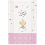 Lorelli Твърда подложка Lorelli - Little Angel, 50 х 71 cm, бяло и розово (10130250004) - ozone