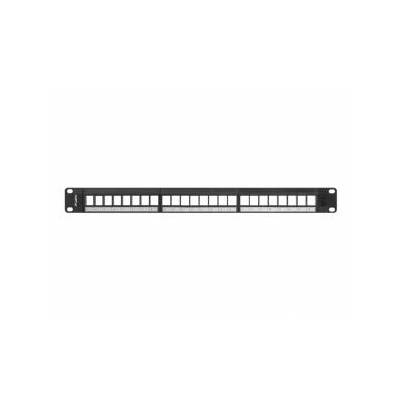 Blank patch panel Lanberg PPKS-1024-B 24 port 1U 19 for keystone moduls black