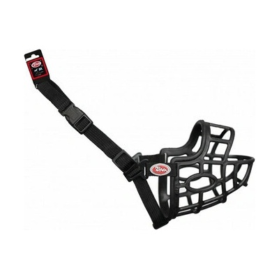 PET NOVA Flexibilný plastový náhubok M 32 cm popruh 44-60 cm
