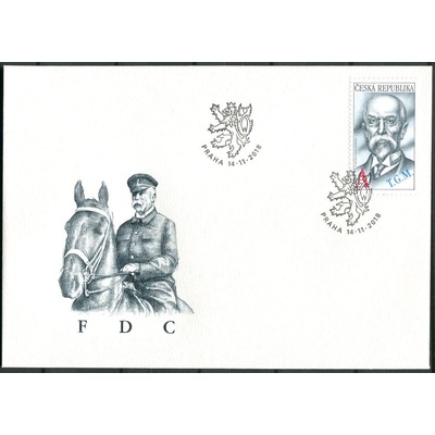 Česká pošta (2018) FDC 1013 - Česká republika - T.G.Masaryk "A"