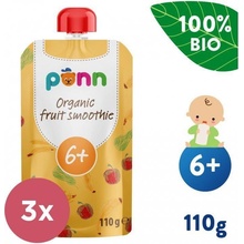 Salvest Põnn BIO Ovocné smoothie s ananasem 3 x 110 g