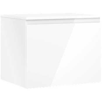 Mexen Orio шкаф за баня под мивка 60 см с плот, 1 чекмедже, бял гланц - 91A10-06047-1-BFC00 (91A10-06047-1-BFC00)