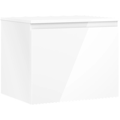 Mexen Orio шкаф за баня под мивка 60 см с плот, 1 чекмедже, бял гланц - 91A10-06047-1-BFC00 (91A10-06047-1-BFC00)