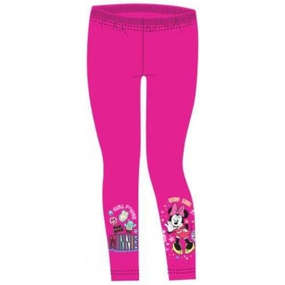 SpinMaster dívčí zateplené zimní legíny Minnie Mouse růžové