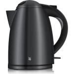 WMF Stelio kettle stainless steel 1.7L, electric kettle with limescale filter, 2400 W, illuminated water level indicator, matt black stainless steel - 413020072 (413020072) Електрически кани