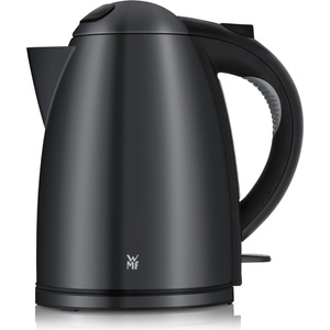 WMF Stelio kettle stainless steel 1.7L, electric kettle with limescale filter, 2400 W, illuminated water level indicator, matt black stainless steel - 413020072 (413020072) Електрически кани