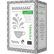 Hannasaki Fruit Fennel Tea BIO porcovaný čaj 20 sáčků