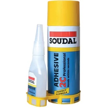 Image 1 of Soudal ЛЕПИЛО soudal ЦИАНОФИКС ДВУК. +СПРЕЙ 50/200мл (155961)