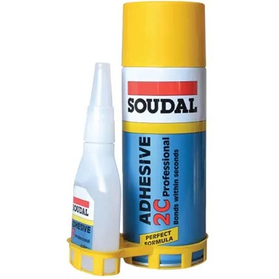 Soudal ЛЕПИЛО soudal ЦИАНОФИКС ДВУК. +СПРЕЙ 50/200мл (155961)