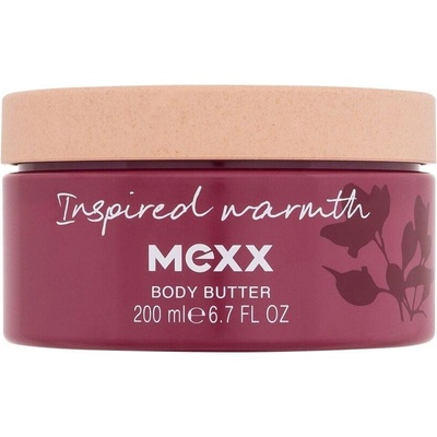 Mexx Inspired Warmth hydratačné parfumované telové maslo 200 ml